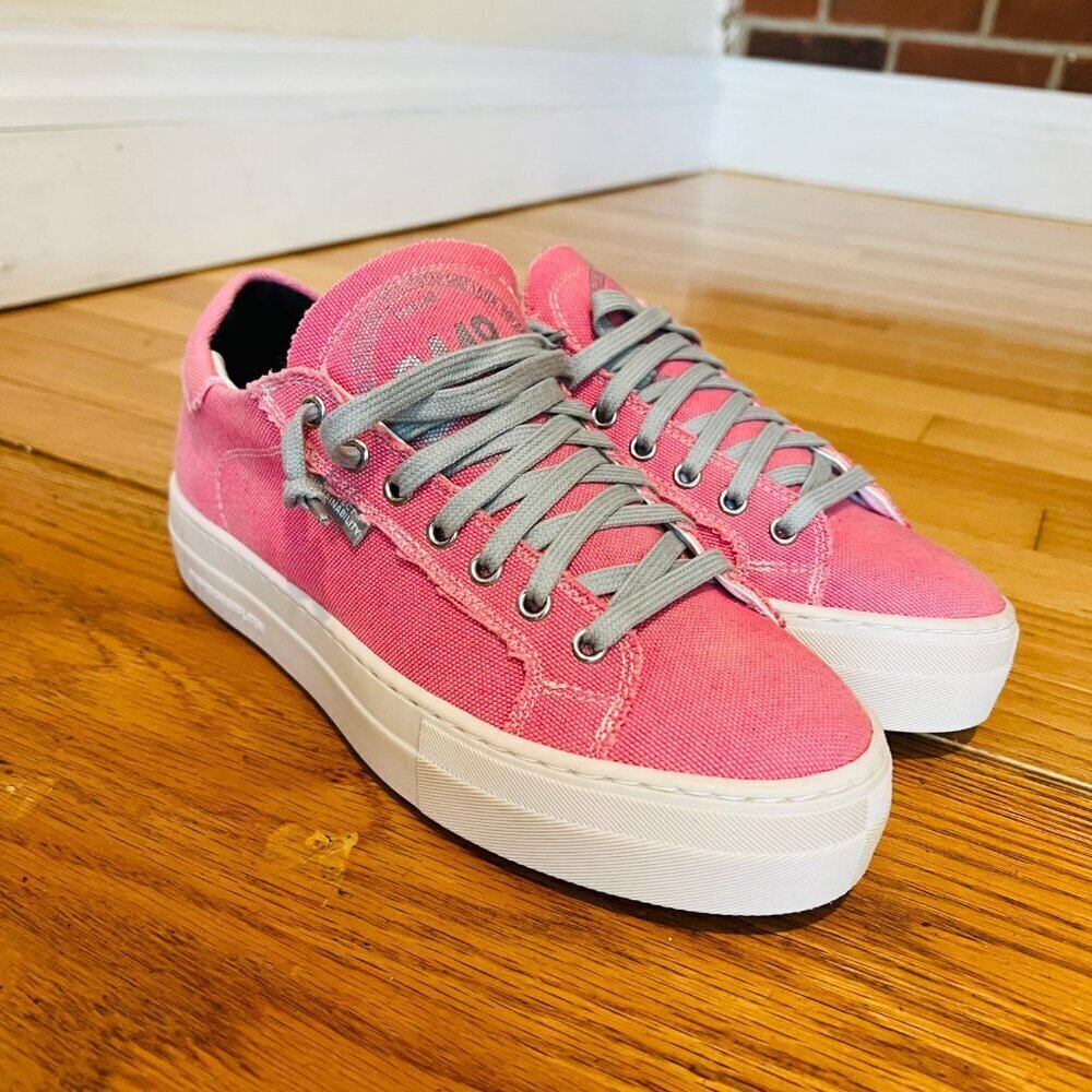 P448 Pilnk Canvas Sneakers Women’s 38 US 7.5 - 8 BRAND NEW - Picture 9 of 16